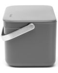 Кутия за хранителни отпадъци Brabantia - SinkSide Dark Grey - 5t