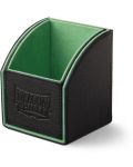 Кутия за карти Dragon Shield - Nest Box Black/Green (100 бр.) - 1t