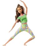 Кукла Mattel Barbie Made to Move с кестенява коса - 1t