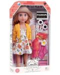 Кукла с дрехи и аксесоари Raya Toys - Camilla, 44 cm - 1t
