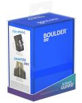 Кутия за карти Ultimate Guard Boulder Deck Case - Standard Size, синя (60 бр.) - 5t