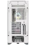 Кутия Corsair - iCUE 5000X RGB, mid tower, бяла/прозрачна - 4t