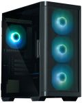 Кутия Zalman - M4 Black, mini tower, черна/прозрачна - 1t