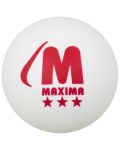 Кутия с топчета за тенис на маса Maxima - 50 броя, бели - 1t