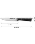 Кухненски нож Tefal - Ingenio Ice Force, K2320914, 11 cm, черен - 3t