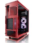 Кутия Fractal Design - Focus G, mid tower, черна/червена/прозрачна - 4t