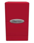 Кутия за карти Ultra Pro Satin Tower - Red (100+ бр.) - 1t