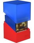 Кутия за карти Ultimate Guard Boulder Deck Case Synergy - Синя/Червена (100+ бр.) - 3t