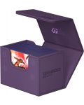Кутия за карти Ultimate Guard Sidewinder 80+ XenoSkin Monocolor - Purple - 3t