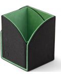 Кутия за карти Dragon Shield - Nest Box Black/Green (100 бр.) - 2t
