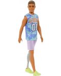 Кукла Barbie Fashionistas - Кен, с тениска Los Angeles - 4t