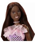Кукла Barbie - С розова рокля с пайети - 2t