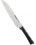 Кухненски нож Tefal - Ice Force Santoku, 18 cm, черен - 4t