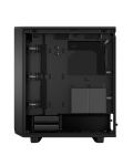 Кутия Fractal Design - Meshify 2 Compact TG Dark, mid tower, черна/прозрачна - 7t