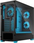 Кутия Fractal Design - Pop Air Cyan Core, mid tower, синя/черна - 3t