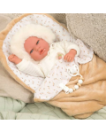 Кукла-бебе Arias - Александра със спален чувал в бежово, 40 cm - 8t