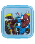 Квадратна кутия за храна Stor - Spider-Man, 500 ml - 3t