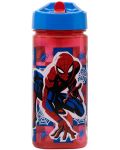 Квадратна бутилка Stor - Spider-Man, 510 ml - 3t