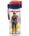 Квадратна бутилка за вода Stor - Avengers, 550 ml - 2t