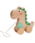 Дървена играчка за дърпане Lelin - Добрият динозавър - 1t
