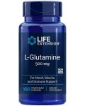 L-Glutamine, 500 mg, 100 веге капсули, Life Extension - 1t