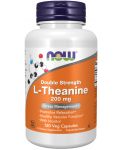 L-Theanine Double Strength, 120 капсули, Now - 1t