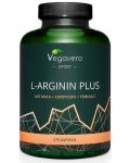 L-Arginin Plus Mit Maca + Cordyceps + Tribulus, 270 капсули, Vegavero - 1t