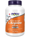 L-Arginine Double Strength, 1000 mg, 120 таблетки, Now - 1t