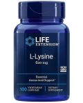 L-Lysine, 620 mg, 100 веге капсули, Life Extension - 1t