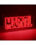 Лампа Paladone Marvel: Marvel - Logo - 4t