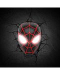 Лампа 3DLightFX Marvel: Spider-man - Miles Morales Face - 3t
