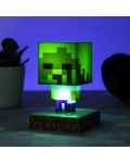 Лампа Paladone Games: Minecraft - Zombie - 3t