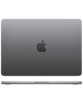 Лаптоп Apple - MacBook Air 13, 13.6'', М3 8/10, 16GB/512GB, сив - 3t
