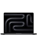 Лаптоп Apple - MacBook Pro 14, 14'', М3 Pro 11/14, 18GB/512GB, черен - 1t