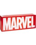 Лампа Paladone Marvel: Marvel Comics - Logo - 1t