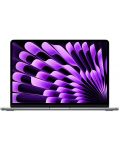 Лаптоп Apple - MacBook Air 13, 13.6'', М3 8/10, 16GB/512GB, сив - 1t
