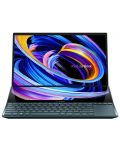 Лаптоп ASUS - ZenBook Pro Duo 15 UX582ZM, 15.6'', 4K, i7, Touch, син - 2t