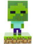 Лампа Paladone Games: Minecraft - Zombie - 1t