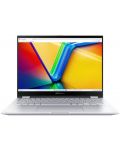Лаптоп ASUS - Vivobook S Flip, 14'', 2.8K, i5, Touch, сребрист - 2t