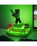 Лампа Paladone Games: Minecraft - Steve Diorama - 3t