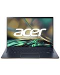 Лаптоп Acer - Swift 5 SF514-56T-73WY, 14'', 2.5K, i7, Touch, Steam Blue - 1t