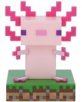 Лампа Paladone Games: Minecraft - Axolotl Icon - 1t