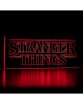 Лампа Paladone Television: Stranger Things - Logo - 4t