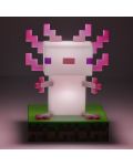 Лампа Paladone Games: Minecraft - Axolotl Icon - 3t
