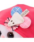 Плюшена играчка Budi Basa - Коте Ли-Ли бебе, с шапка с мишка, 20 cm - 5t