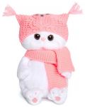 Плюшена играчка Budi Basa - Коте Ли-Ли, бебе, с шапка и шалче - 1t