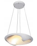 LED Пендел Elmark - Shell, 40 W, IP40, 50 x 7 cm, бял - 1t
