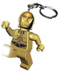 Мини ключодържател Lego Star Wars - C-3PO, с LED светлина - 2t