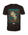 Тениска Pop! Marvel Gardians of the Galaxy - Groot, черна - 1t