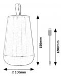 LED Настолна лампа Rabalux - Franco 76019, IP20, 2W, 100lm, 3000K - 5t
